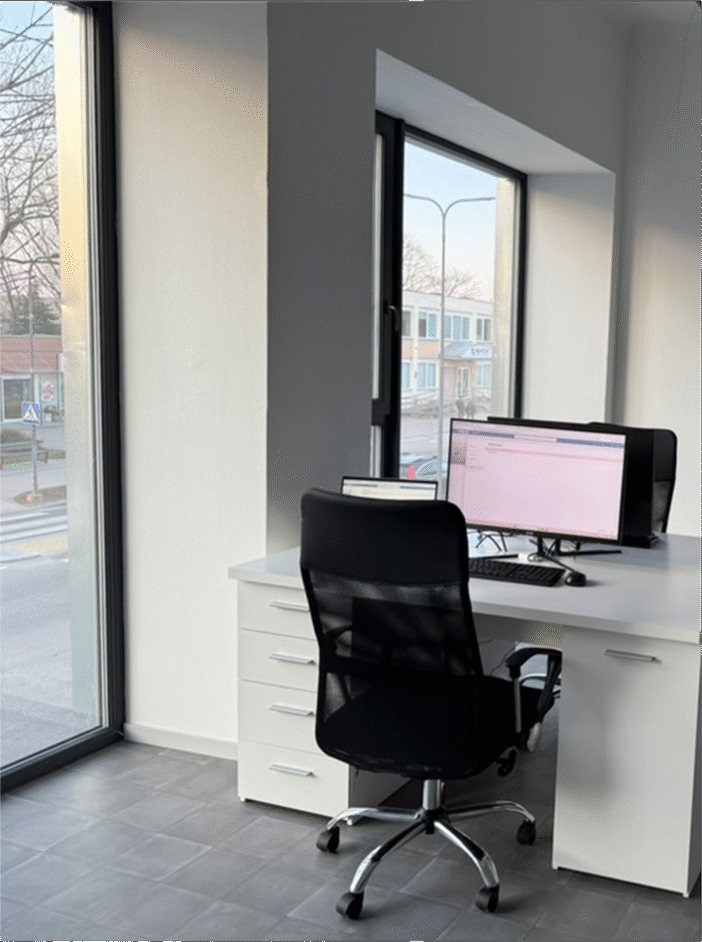 Workstation at the GRIMM.LT office