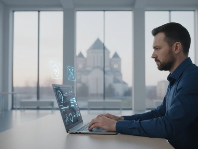 Office 365 diegimas verslui pilnas gidas nuo licencijų parinkimo iki saugumo 2026 m - Hero Image - Čia prasideda tikroji IT pagalba