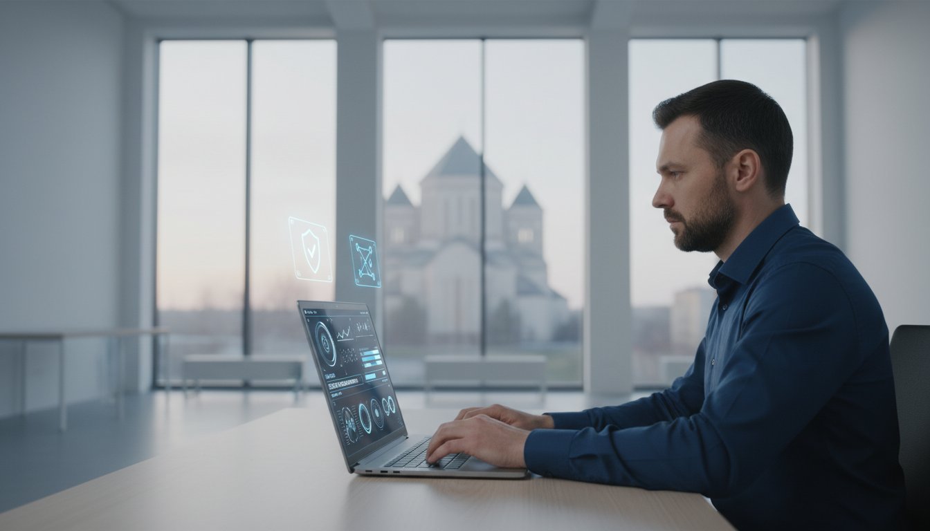 Office 365 diegimas verslui pilnas gidas nuo licencijų parinkimo iki saugumo 2026 m - Hero Image - Čia prasideda tikroji IT pagalba